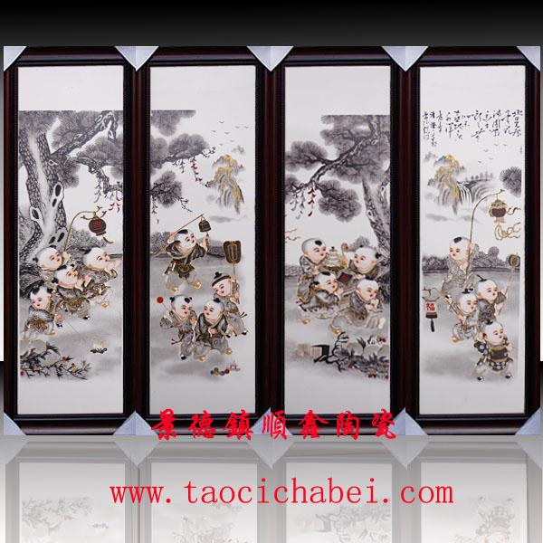 手繪瓷板畫訂制瓷板畫價(jià)格