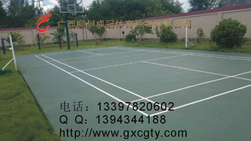供應(yīng)梧州體育網(wǎng)球場(chǎng)中心材料用哪種效果好 SPU彈性丙烯酸和傳統(tǒng)材料
