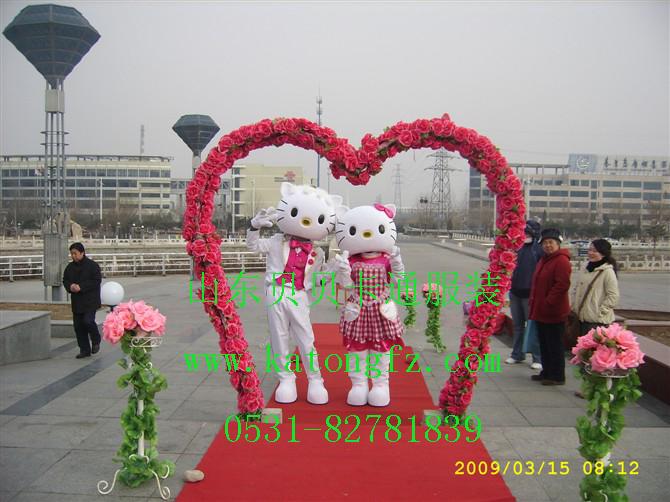 供應(yīng)卡通人偶服飾喜羊羊灰太*米奇卡通維尼熊功夫熊貓財(cái)神爺卡通服裝