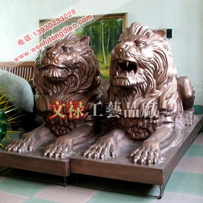 供應銅獅子鑄銅獅子故宮獅子雕塑定做大型銅獅子廠家