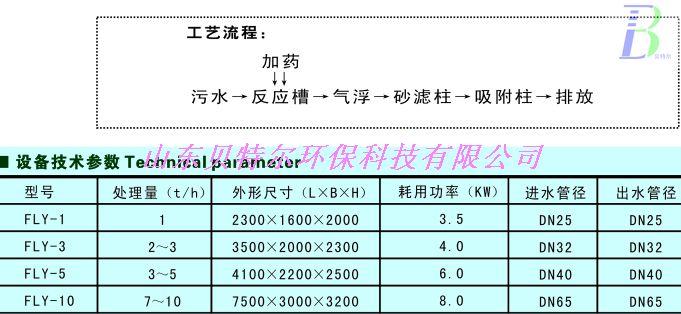 供应气浮机过滤一体机产品描述