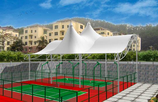 專業(yè)網(wǎng)球場館設(shè)計(jì)施工圖片