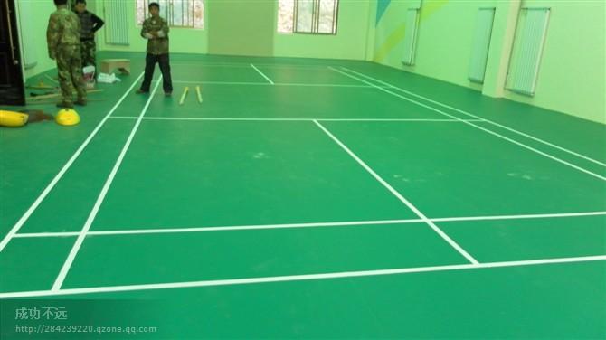 供應濟南PVC塑膠羽毛球場運動地板
