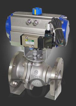 上海卓特專業(yè)生產(chǎn)Q641F氣動(dòng)法蘭球閥