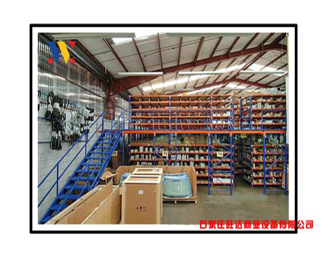 供應(yīng)旺達倉儲閣樓貨架閣樓鋼平臺貫通架