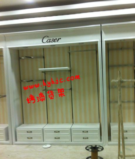 供應(yīng)天津恒源貨架廠 來樣定做 珠寶展柜 *展柜 貼皮烤漆展柜