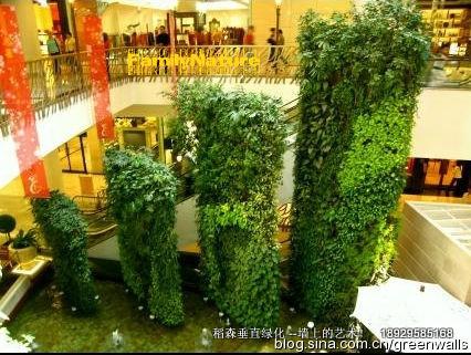 隨心所欲的植物墻垂直綠化