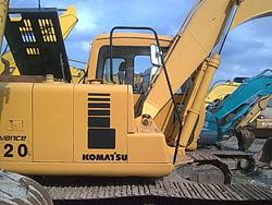 供應(yīng)大量小松120二手挖掘機(jī)