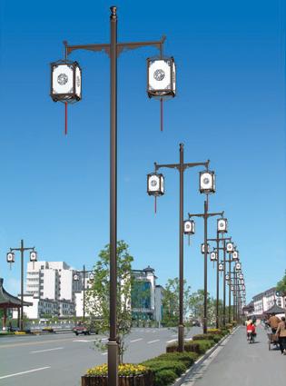 仿古路燈圖片/仿古路燈樣板圖 (2)