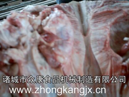 供應(yīng)豬/牛/大頭顱劈半機(jī)質(zhì)量好產(chǎn)量大價(jià)格低的諸城眾康機(jī)械劈半機(jī)