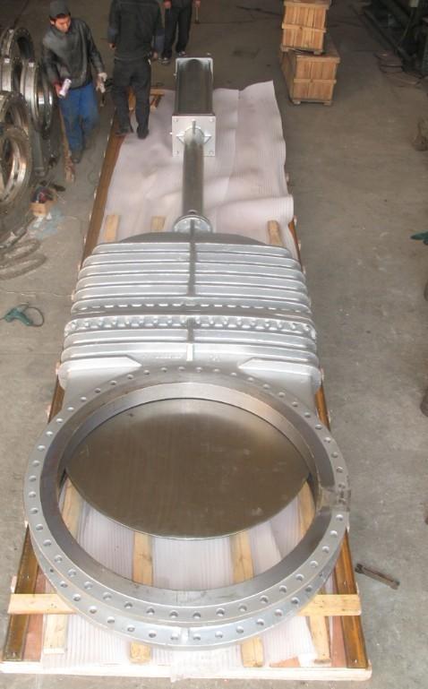 PZ673X不銹鋼氣動刀形閘閥圖片
