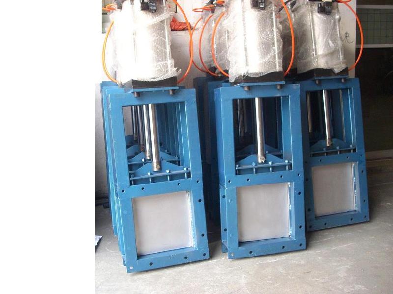 供應SCZ氣動插板閥,SCZ673HFX氣動穿透式插板閥