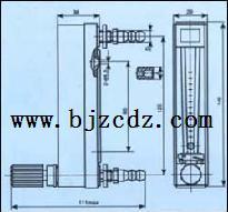 医用高压氧舱玻璃转子流量计图片