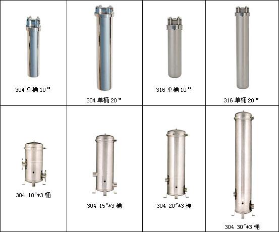 316不锈钢20寸滤壳6分口图片