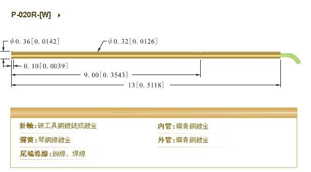 供應(yīng)CCP探針P-020B