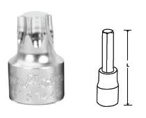 1/4短型内六星旋具套筒图片