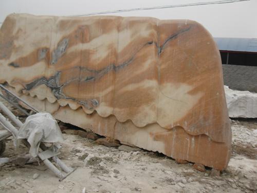 南陽晚霞紅景石景觀石園林石廠家