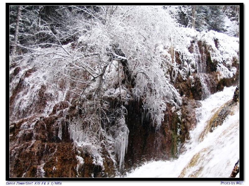 九寨溝冬季旅游租車自助游圖片