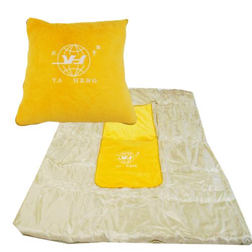 供應(yīng)珠海香港澳門廣告禮品抱枕被廠
