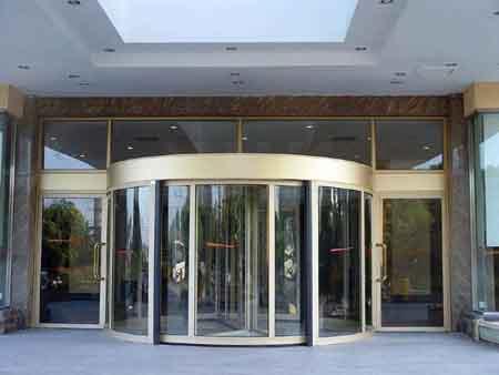 型材旋轉(zhuǎn)門圖片/型材旋轉(zhuǎn)門樣板圖 (2)