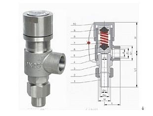 供應(yīng)A21Y外螺紋聯(lián)接彈簧微啟式安全閥