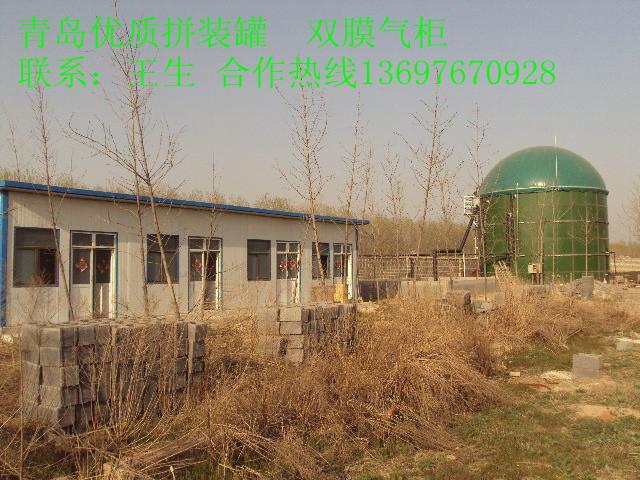 供應山東優(yōu)質(zhì)拼裝罐 雙膜氣柜 沼氣工程 氣柜 沼氣氣柜 沼氣儲氣柜