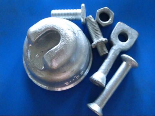 供應(yīng)懸式瓷絕緣子帶鋅環(huán)鋼帽