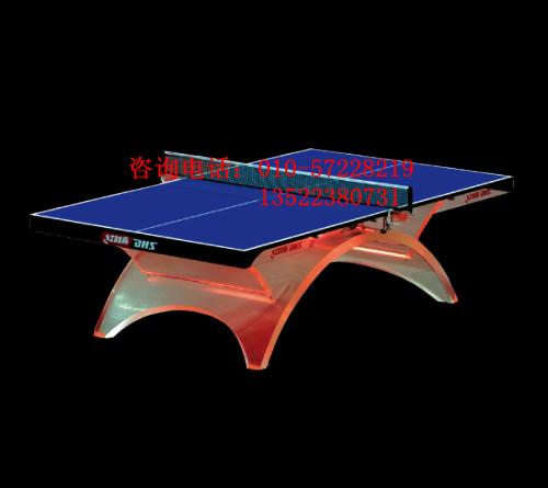 紅雙喜透明彩虹乒乓球臺桌TMCH圖片