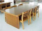 供應(yīng)實(shí)木閱覽桌椅