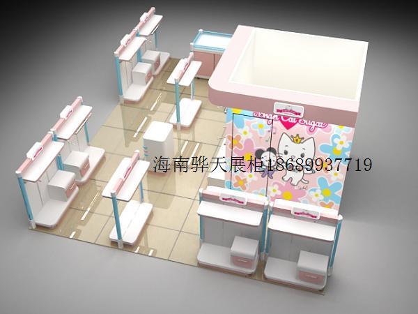 海南烤漆展柜廠家海南烤漆展柜訂做圖片