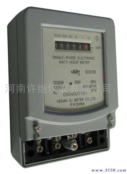 DDS566許繼單相電能表圖片