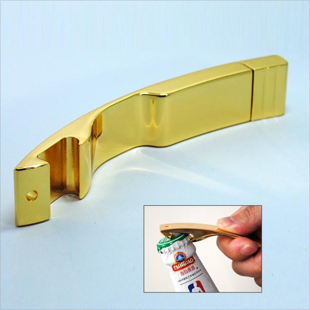 廠家供應(yīng)開瓶器U盤/啤酒瓶起子U盤 可訂制金屬U盤  激光LOGO