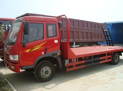 供應(yīng)解放挖機運輸車圖片平板車價格