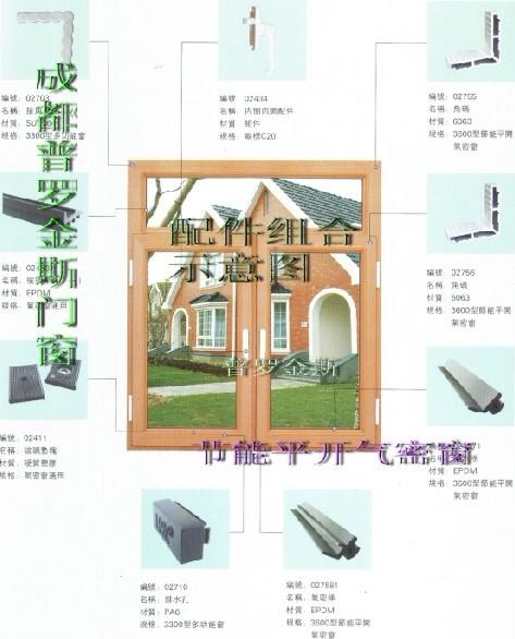 成都普罗金斯节能平开气密窗图片