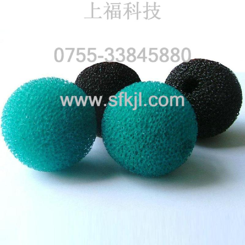 供應(yīng)水果清洗多彩海綿球形海綿