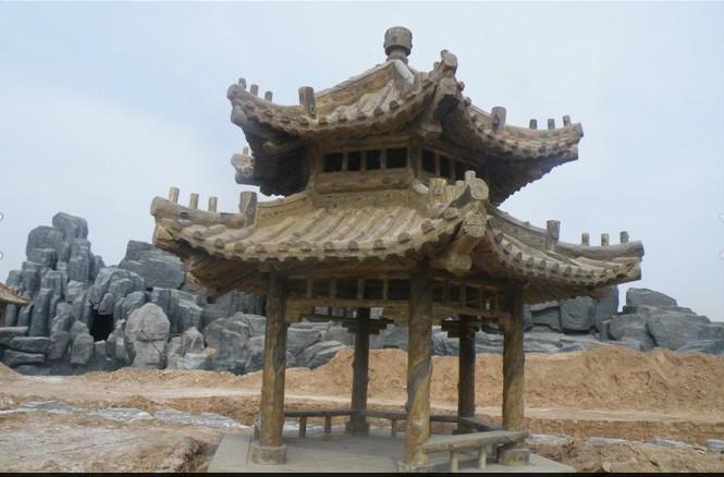 水泥仿欄桿 水泥仿木花架 水泥仿木大門 水泥仿木板凳水泥仿木亭子