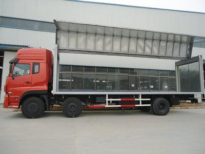 東風*三橋翼開啟廂式車 飛翼車9.6米