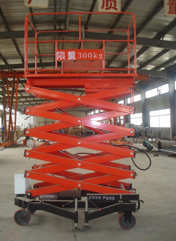 湖南移動電動式手動式升降機圖片