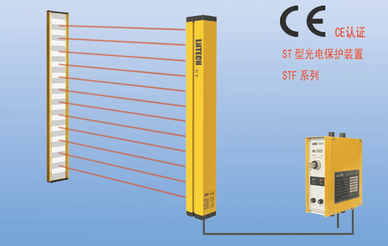 供应佛山莱恩STF1040安全光幕安全光栅冲床光电保护装置光电保护器图片