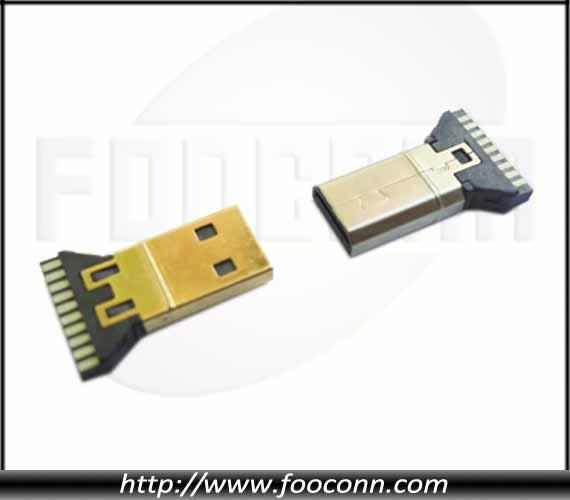 供應(yīng)HDMIDTYPE加寬型焊線公頭