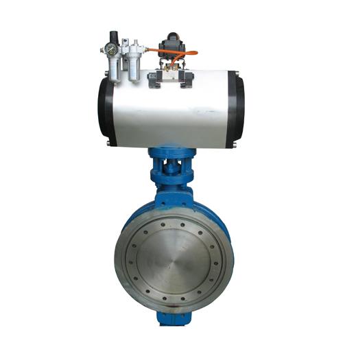 氣動對夾式硬密封蝶閥圖片