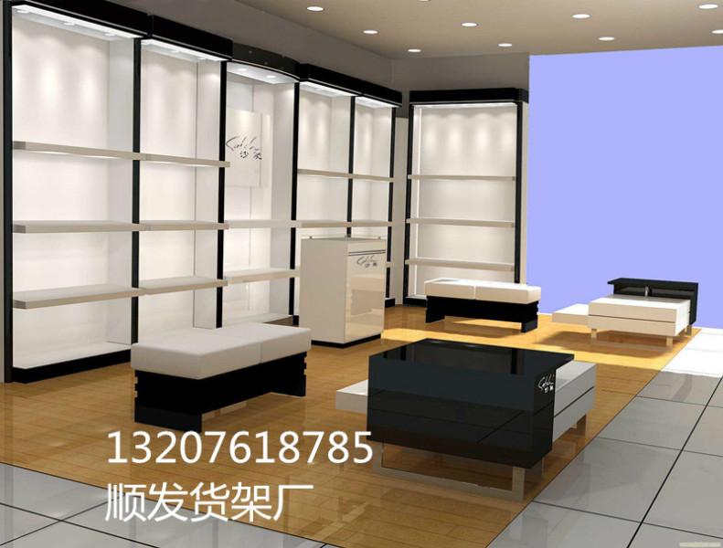 供應(yīng)珠寶展柜服裝展柜化妝品展柜天津烤漆展柜貨架廠烤漆貨架廠