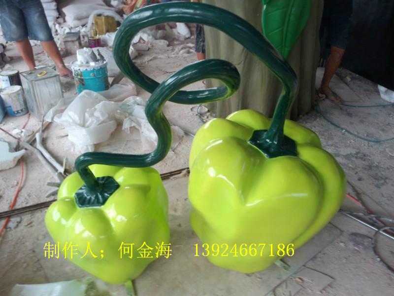 玻璃鋼仿真辣椒雕塑