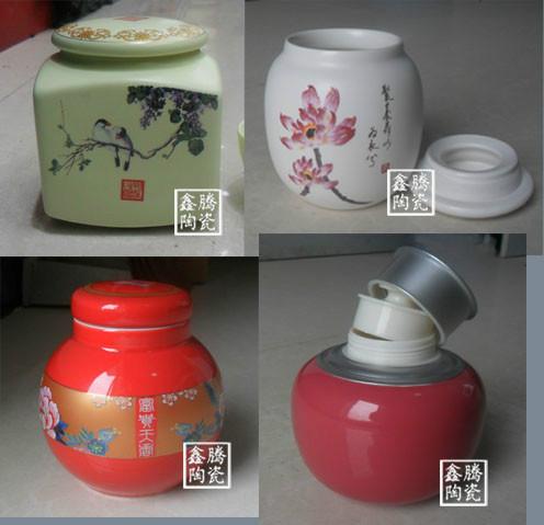 供應(yīng)中國紅茶葉罐-密封罐-禮品青花瓷，*精美茶葉罐
