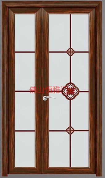 供應(yīng)銀弧單包套檀香木衛(wèi)浴門，恒雅衛(wèi)浴門，檀香木推拉門吊趟門