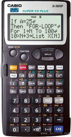 供應(yīng)晉城計(jì)算器-卡西歐5800計(jì)算器