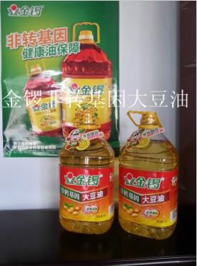 食用油批发 金锣笨榨大豆油 5L 东北大豆油 非转基因大豆油图片