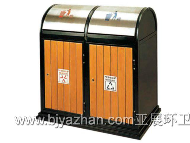 供應LW-011木條垃圾桶百度推廣