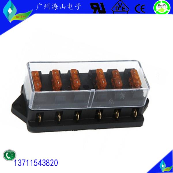 供應(yīng)2002-6P保險(xiǎn)絲座廠家