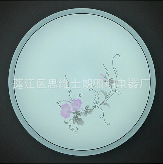 供應古鎮(zhèn)LED燈罩金銀花，銀線吹塑圓形燈罩，品牌燈罩廠家